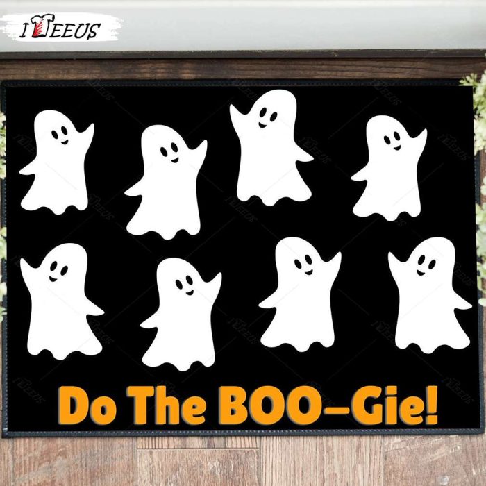 Halloween Ghost Doormat Do The Boo Gie Outdoor 2