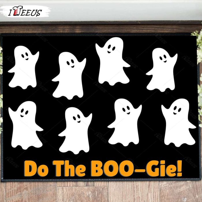 Halloween Ghost Doormat Do The Boo Gie Outdoor 2