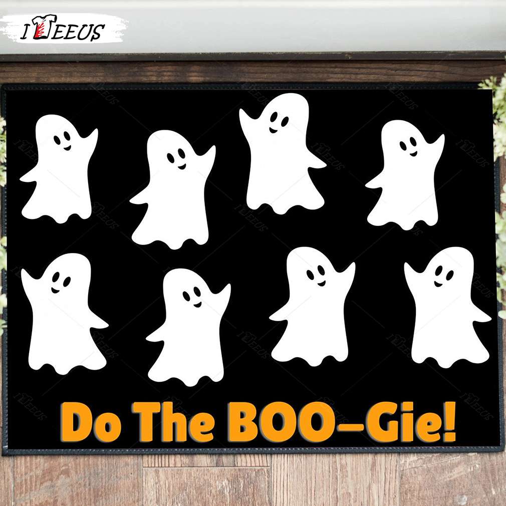 Halloween Ghost Doormat Do The Boo Gie Outdoor Halloween Ghost Doormat Do The Boo Gie Outdoor
