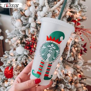Funny Starbucks Elf Tumbler 1