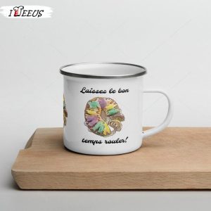 Mardi Gras Mug Mardi Gras Enamel New Orleans King 1