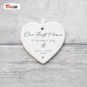 New House Ornament First Home Keepsake Ks05 First Home Gift Couple Gift 1