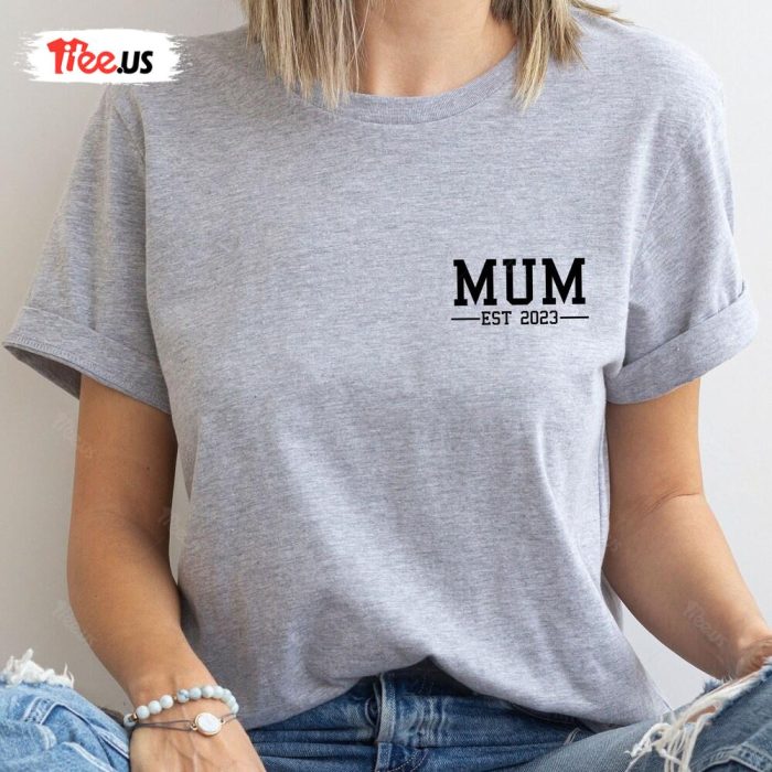Personalized Cat Mom Shirt New Mom Gift 1