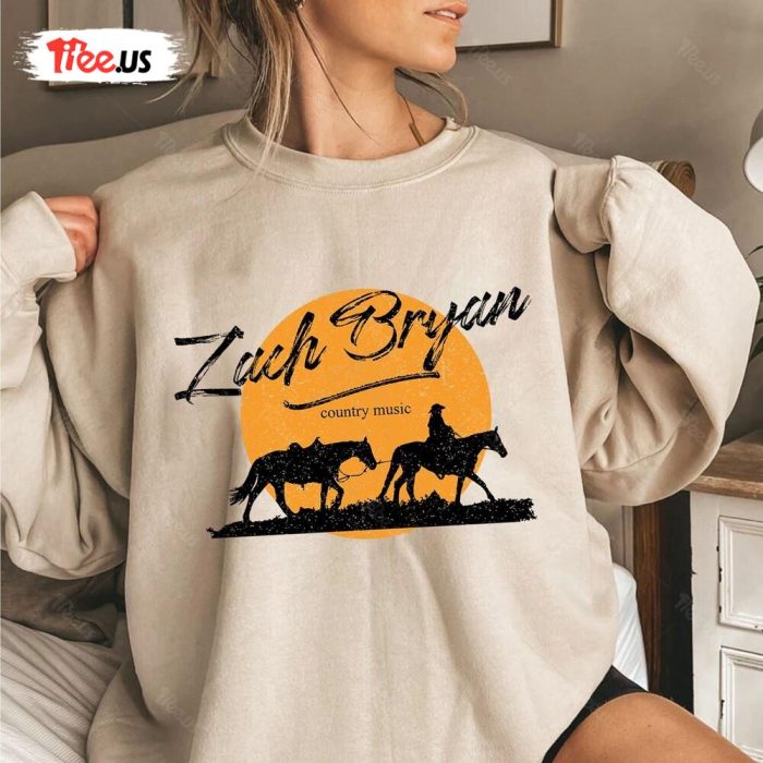 Zach Bryan Sweatshirt Vintage Zach Bryan Wiid West T Zach Bryan Country Music 1