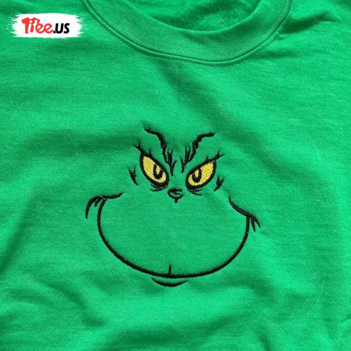 Nike Grinch Sweatshirt The Grinch Crewneck Hoodie Red Mr Grinch 4