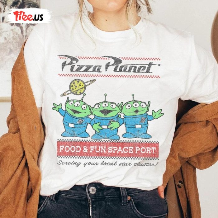 Toy Story Aliens Pizza Planet Shirt Disney Toy Aliens Tee Family Matching Tee 1
