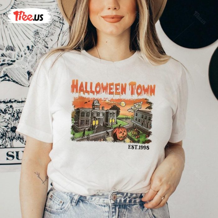 Vintage Halloweentown Est 1988 Shirt Disney Fall Pumpkin Tee 1