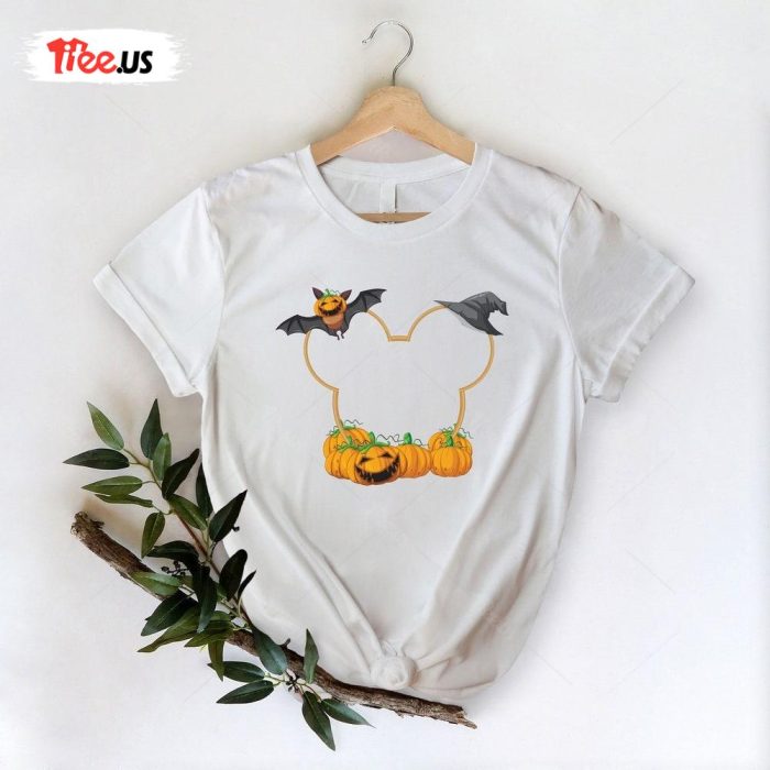 Epcot Mickey Scary Pumpkin Shirt Halloween Disney Tee 1
