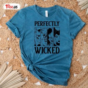 Perfectly Wicked Disney Halloween Shirt Boo Costume Tee 1