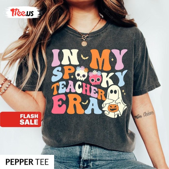 Vintage Halloween Sweatshirt Teacher Halloween Shirt for a Spook tacular Fall 1