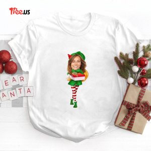 Custom Face Elf Shirts Personalized Festive Elf Apparel 2