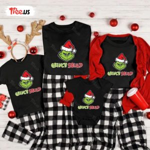 Custom Grinch Squad Shirt Personalized Grinch Family Tee 1