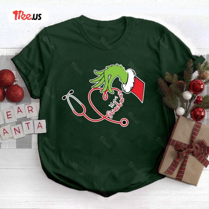 Grinch Nurse Merry Grinchmas Shirt 1
